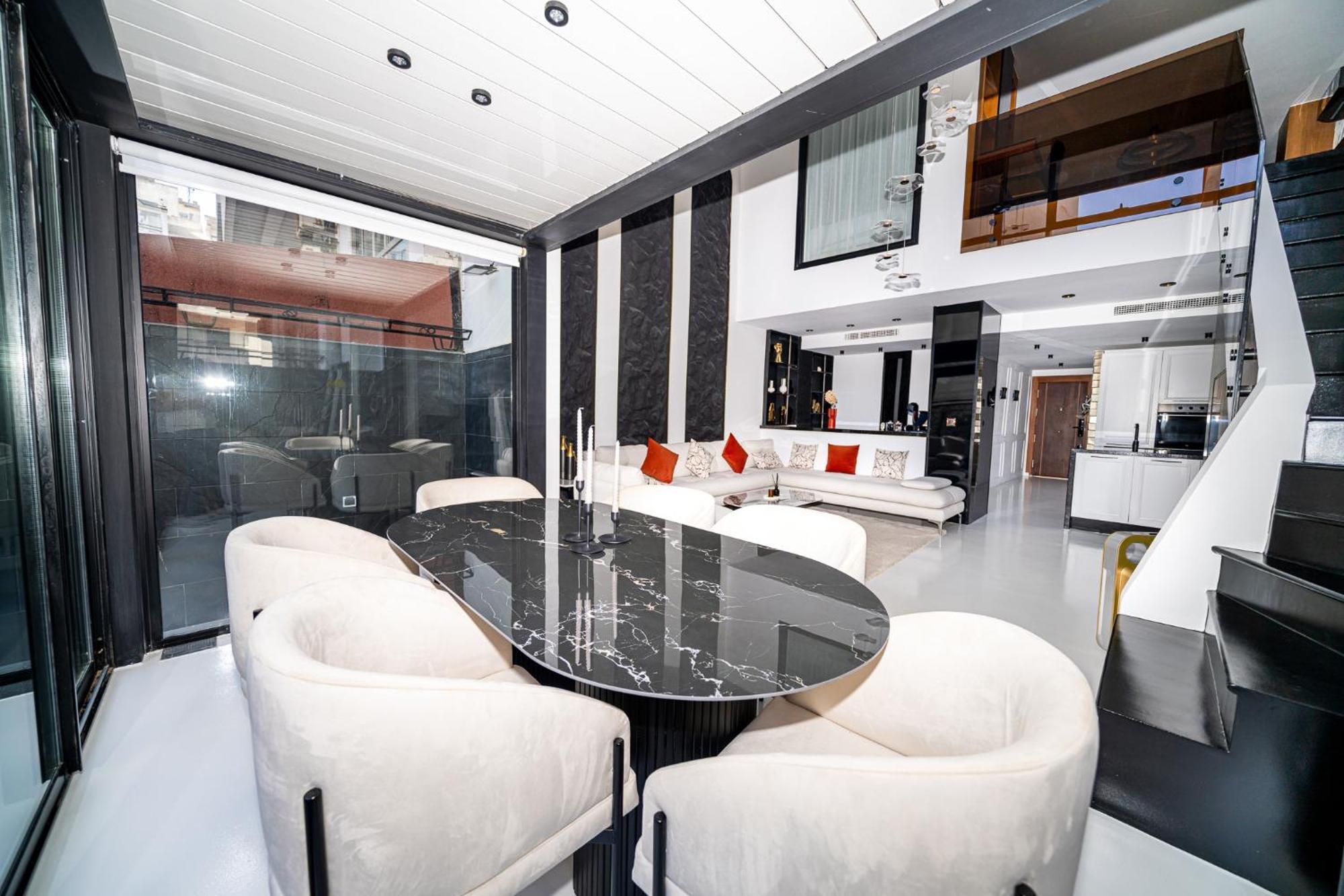 Ecrin Secret, Duplex Prestige, Proche Corniche & Medina, Piscine, Parking, Wifi, Iptv, Ac Apartment Танжер Екстериор снимка