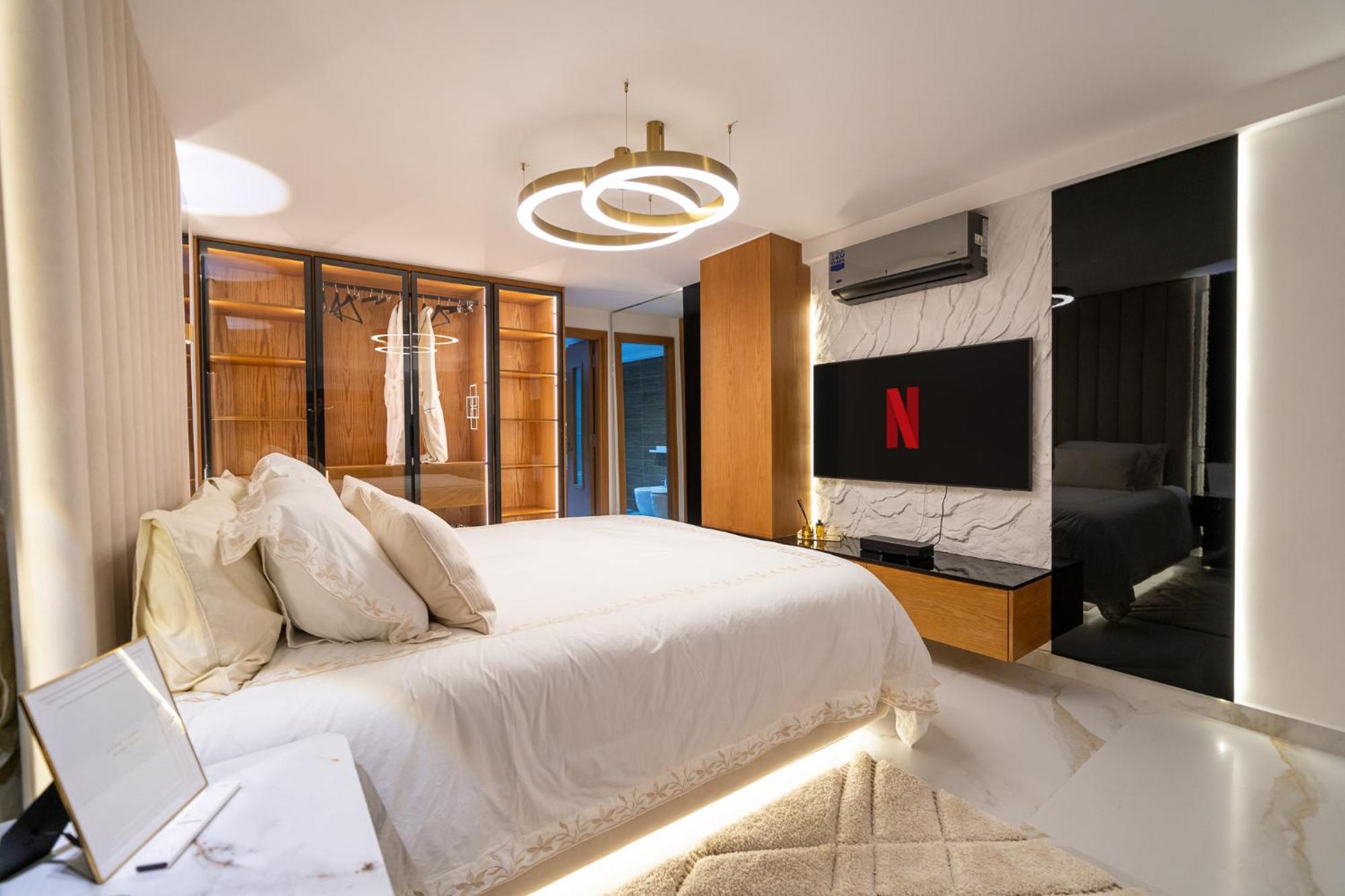 Ecrin Secret, Duplex Prestige, Proche Corniche & Medina, Piscine, Parking, Wifi, Iptv, Ac Apartment Танжер Екстериор снимка