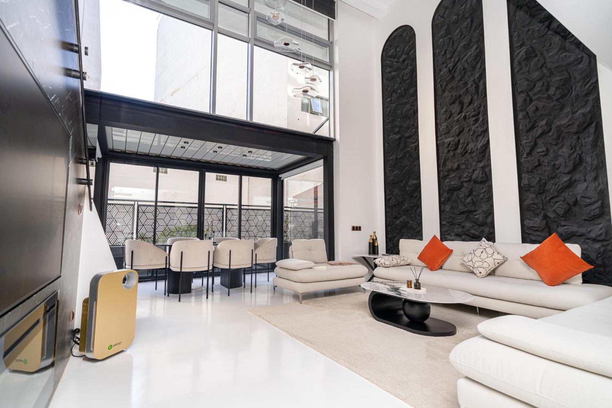 Ecrin Secret, Duplex Prestige, Proche Corniche & Medina, Piscine, Parking, Wifi, Iptv, Ac Apartment Танжер Екстериор снимка